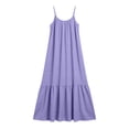 thumbnail image 4 of LIaqionyy Women's Maxi Dress Boho Adjustable Spaghetti Strap Beach Long Dresses Flowy Casual Sleeveless Sundress, 4 of 7