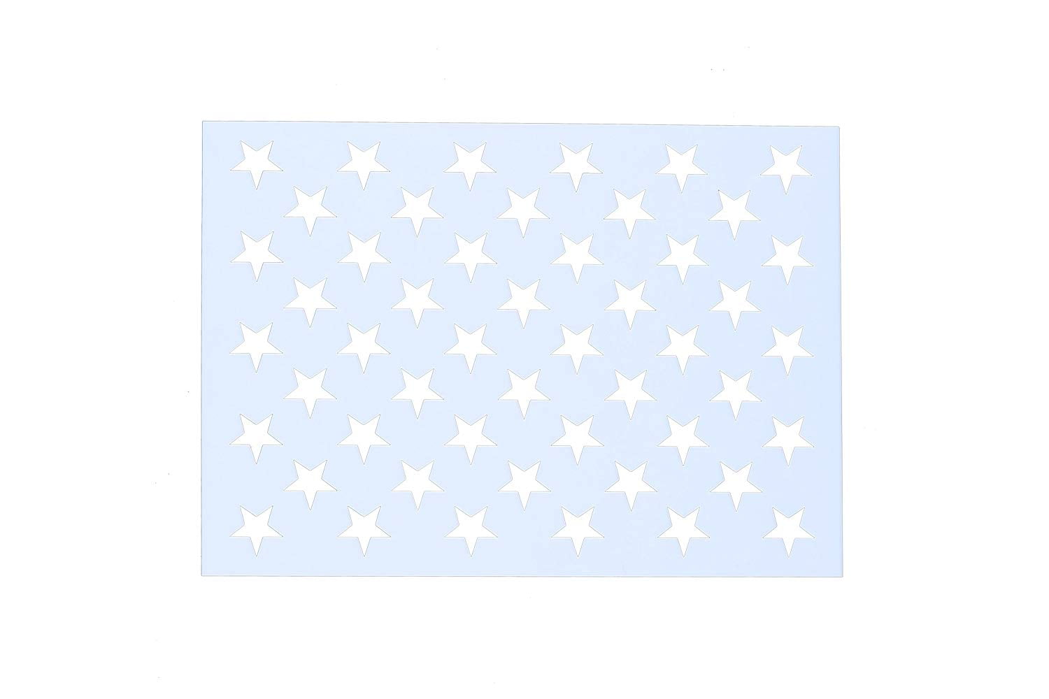 Reusable Plastic Stencils in 3 Sizes for Wood Burning & Wall Art 6 Pack 50 Stars 1776 13 Stars Flag Stencils for Painting on Wood and Walls American Flag Star Stencil Templates 