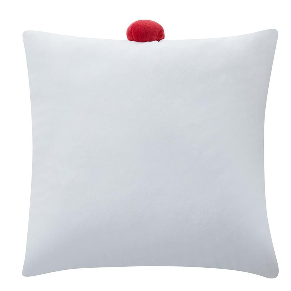 Holiday Time Gnome Decorative Cushion in White