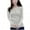 Grey, variant on Tops for Women Trendy Short Sleeve Tunic Shirt Thermal Layer Shirt Women Tunic Top Womens Eyelet Sweater Tops V Neck Baseball Shirts Organic Womens Long Sleeve plus Summer Black 2XL