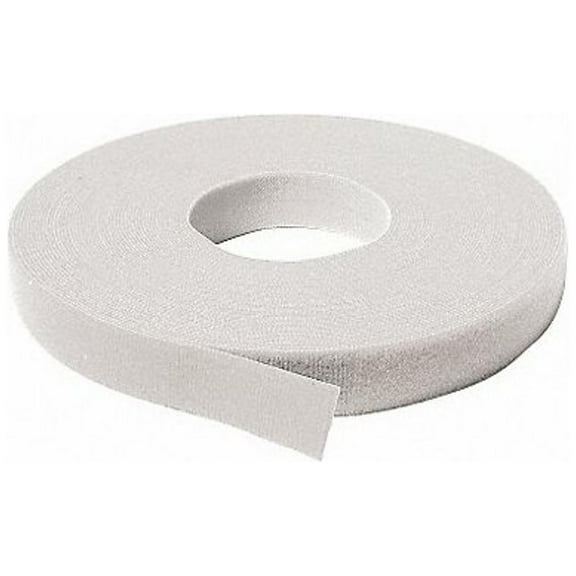 Velcro Brand Back-to-Back Strap, No Adhesive, 37.5 ft, 3/4 in W, White 189811