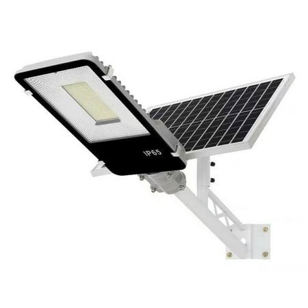 

Jygee Aluminium Solar Powered Street Light Remote Control IP67 Waterproof Light-operated Adjustable Replacement Telegraph Pole Lamp 50 Beads