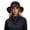 Black, variant on Unisex Rain Hat Wide Brim Sun Hat for Outdoor Travel Hat Beach Hat