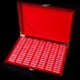 thumbnail image 4 of Caja de de colección de monedas ajustable de 100 piezas, caja de almacenamiento de exhibición de monedas, contenedor de cápsulas de porta, 4 of 6