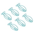 thumbnail image 3 of Clips de Papel Con forma, Proceso de Electroplatización Forma de Pescado 100 Clips de Papel para la Escuela, 3 of 7