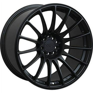 XXR 550 18 Black Wheel / Rim 5x100 & 5x4.5 with a 36mm Offset and a 73.1 Hub