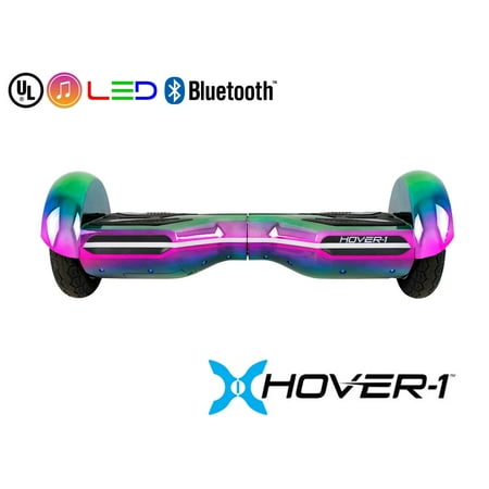 Hover 1 Eclipse Electric Self Balancing Hoverboard with LED Lightbar with Bluetooth and App Connectivity, Iridescent