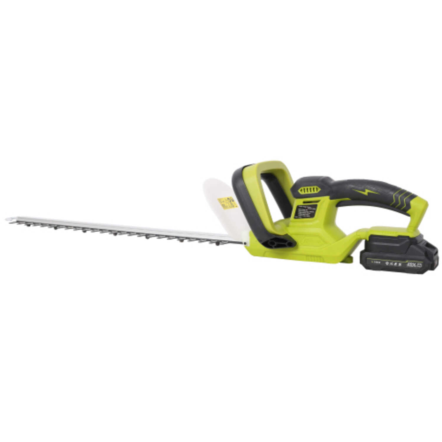 21V DC Hedge Trimmer 21inch Steel Blade Brush Motor With Battery & Charger For Lawns Bushes Garden Landscaping