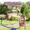 thumbnail image 4 of Estbridge Heavy-Duty Wall-Mounted Garden Hose Rack  Multicolor ABS Plastic Hose Hanger for Organized Storage & Easy Access  Up to 110lbs Capacity Light blue, 4 of 8