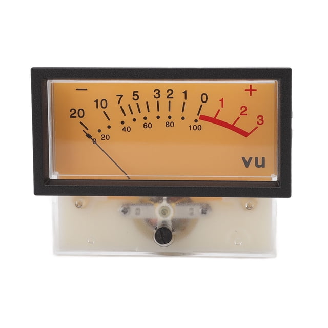 12V High Accuracy VU Meter Header DB Audio Level Header Power Amplifier Level Meter with Backlight for DIY Recording Studio Home Audio Car Audio Alternation