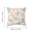 thumbnail image 3 of Btomtd 18 x 18 Pillow Cover, Flower Decorative Cushion Case, Removable and Washable Throw Pillow Cover for Sofa, B, 3 of 5