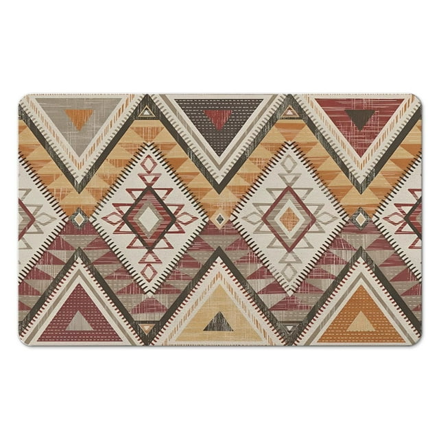 Indulge in Elegance with Our 20x32in Boho Bathroom Rug - Non-Slip, Soft, Highly Absorbent, Machine Washable - Luxury Floor Mat for Your Bath