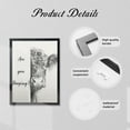 thumbnail image 3 of Aarocafa – Humorous Highland Cow "Are You Pooping?" Sleek Black Plastic Frame Canvas Art – Modern Playful Decor for Contemporary Spaces – 16x24in – Black Frame, 3 of 7