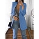 thumbnail image 4 of Traje informal de moda europea y americana, cárdigan ajustado con cuello tipo Polo, abrigo de mujer con temperamento, primavera y otoño 2024, 4 of 5