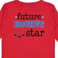thumbnail image 4 of Inktastic Future Hockey Star Sports Boys or Girls Long Sleeve Toddler T-Shirt, 4 of 5
