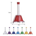 thumbnail image 3 of Cloche en Métal Diatonique Colorée 8 Notes Kit de Cloches à Percussion Jouet Musical pour Enfants Apprentissage Musical Enseignement, 3 of 7