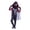 Black, variant on HTQWLP Halloween Superhero Fancy Dress Costumes, Superhero Onesie Cosplay Outfits with Cloak & Masks, One-Piece Superhero Jumpsuit, Halloween Party Dress up Performance Costume for Girls, Pink/XS