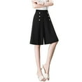 thumbnail image 2 of Pants For Women Summer Thin High Waist Slim Covering Six Piece Wide Leg Pants Women's Pants, 2 of 3