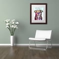 thumbnail image 3 of Trademark Fine Art "Smile" Canvas Art by Dean Russo, White Matte, Wood Frame, 3 of 4