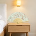 thumbnail image 6 of YingYouFu Chinese Style Folding Fan, Traditional Silk Bamboo Fan, Unisex Decorative Hand Fan for Photography, Portable Summer Cooling Fan, 6 of 6