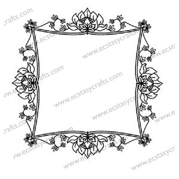 Sue Wilson Stamps - Lotus Outer Frame