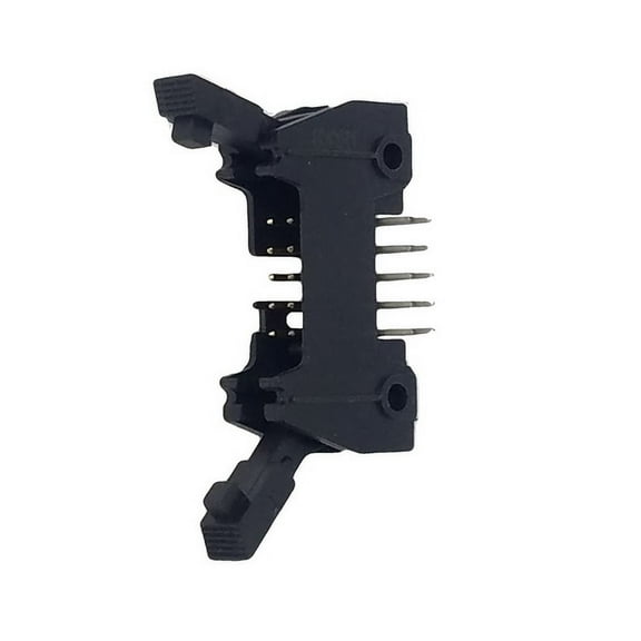 PACK OF 4 D3793-5302-AR  Connector Header Ejector HDR 10 POS 2.54mm Solder RA Thru-Hole