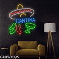 thumbnail image 3 of Glowneon Mexican Cantina Neon Signs, Wine Mexican Bar Pub Led Signs, 3 of 5