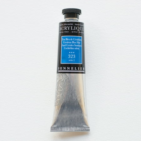 UPC: 3046450064350 | Sennelier Extra-Fine Artists  Acrylic Color  60ml Tube  Cerulean Blue Hue S2
