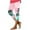 Multicolor-Pants, variant on Inverlee Women's Cute Hawaiian Print Capri Yoga Pants Summer Trendy High Waist Slim Fit Leggings Athletic Casual Thermal Basic Bottoms