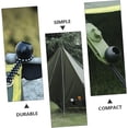 thumbnail image 3 of 20 Pcs Elastic Cord Straps Black Rubber Bands Camping Tarp Bungee Cords Heavy Duty Outdoor Bungee Toggle Elastic Rope Bungee Cords Outdoor Gazebo Black Ball Bungee Tent, 3 of 5
