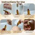 thumbnail image 4 of Double Ended Perfume Bottle With Roller Ball &Spray:4 PCS 10ml Amber Refillable Leakproof Travel Atomizer Facial Care for Perfume,Cologne,Essential Oils, 4 of 4