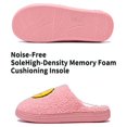 thumbnail image 4 of Smiley Face Slippers for Kids/Children, Anti-Slip Soft Plush Comfy Indoor Slippers, 4 of 5