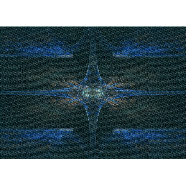 Ahgly Company Machine Washable Indoor Rectangle Transitional Blue Jay Blue Area Rugs, 2' x 3'