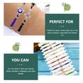 thumbnail image 2 of 12 piezas Pulsera de cuentas Evil Oye Ajustable Azul Brazalete de protección de pulseras de cuerda del ojo mal, 2 of 6