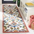 thumbnail image 3 of SAFAVIEH Blossom Anson Floral Runner Rug, Ivory/Green, 2'3" x 8', 3 of 9