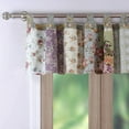 thumbnail image 5 of Greenland Home Fashions Blooming Prairie 100% Cotton Tab Top Rod Pocket Patchwork Window Valance, 84" W x 21" L, 5 of 7
