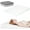 Gray White, variant on Wedge Pillow, Bed Wedge Pillows for Sleeping, Snoring, Back Support, After Surgery, Foam Triangle Pillow, Removable Washable Cover (White, 5in)