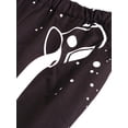 thumbnail image 2 of goowrom Women Trousers, Floral Print High Elastic Waist Long Harem Pants, 2 of 9