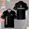 thumbnail image 2 of Guinness Beer All Over Print 3D Hawaiian Shirt, 2 of 4