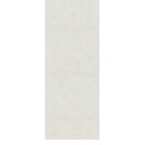 Ottomanson Aisle Runner Rug 1'11" x 39' – Non-Slip Plush Extra Long Indoor Runner, White