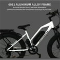 thumbnail image 2 of Camouflage Electric Bike Fat Tire Removable Lithium Battery with Fender(White), 2 of 12