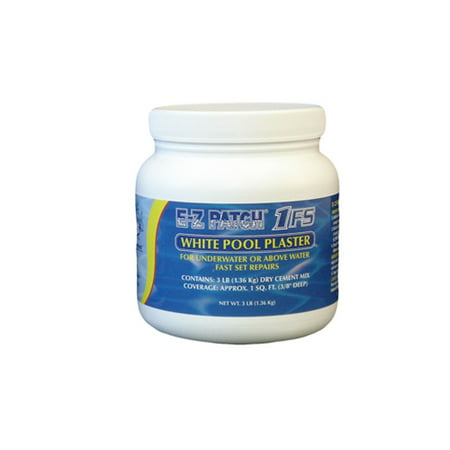E-Z Patch 1 White Pool Plaster Repair Kit - 3 Pounds (coverage: 1.5 square  (Best Product To Patch Plaster Walls)