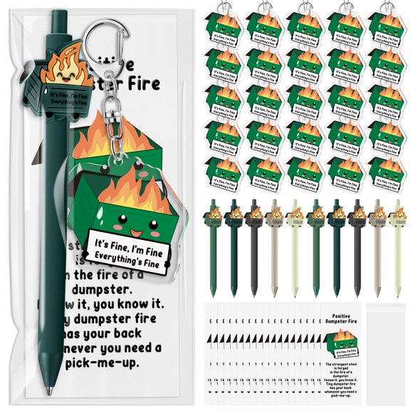 Set de regalos de agradecimiento para empleados del personal de bomberos de Dumpster