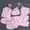 Pink, variant on TopLLC Pajama Sets Lounge Sets for Women ,Women'S Sleepwear Women's Homewear Pajamas Sets Faux Silk Pyjama Nightwear Sleepwear Seven PC Sets Pajama Sets
