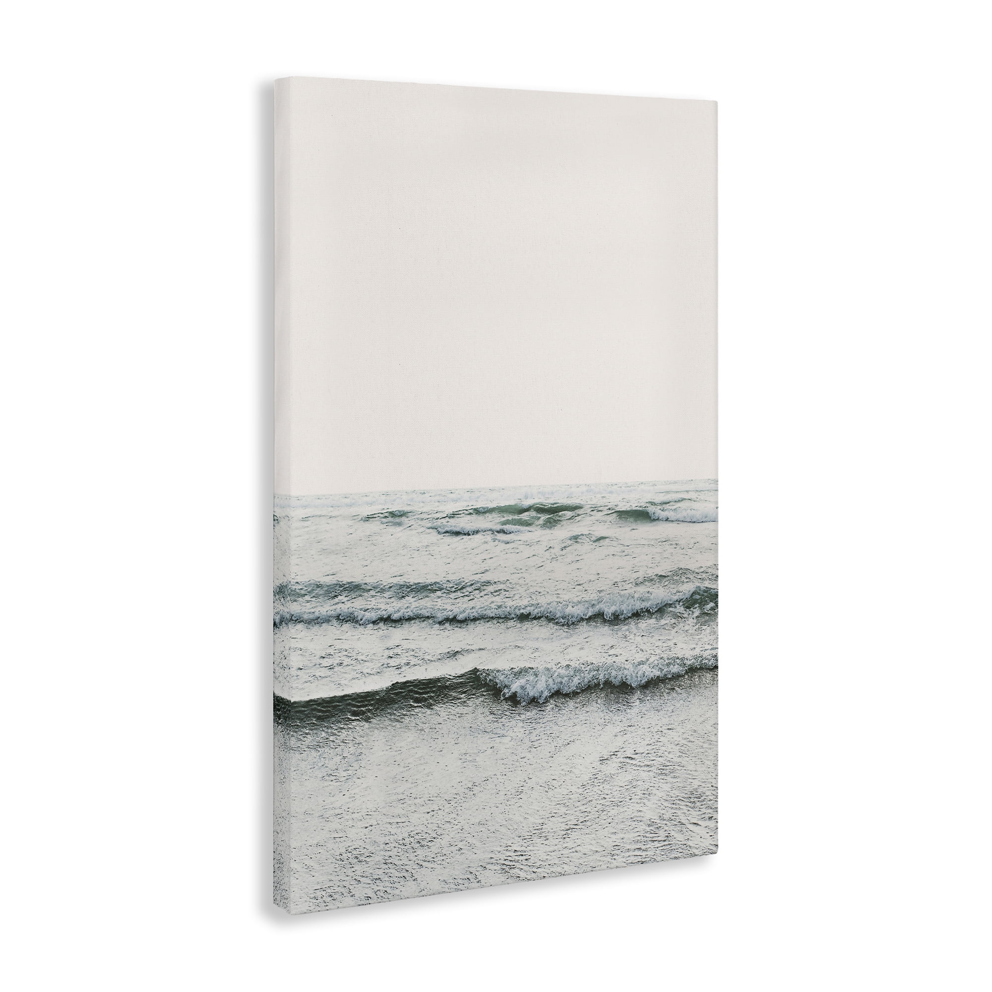 Stupell Industries Rippling Ocean Tide Nautical & Beach Photography Wrapped Canvas Art Print Wall Art, 24 x 36