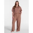 thumbnail image 2 of Joyspun Women’s Cotton Blend Sleep Lounge Pants, Sizes S-3X, 2 of 6