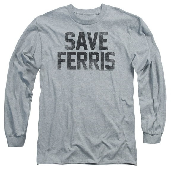 Ferris Bueller - Save Ferris - Long Sleeve Shirt - Medium