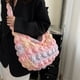 thumbnail image 2 of Bolso de mano de lujo con diseño de nube plateada plisada de Corea, bolso cruzado fruncido de diseñador, bolso de hombro de moda 2024, bolsos de mano grandes para mujer, 2 of 5