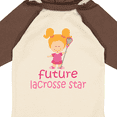 thumbnail image 4 of Inktastic Future Lacrosse Star Girl Girls Long Sleeve Baby Bodysuit, 4 of 5