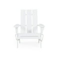 thumbnail image 5 of Christopher Knight Home Zuma Outdoor Contemporary Acacia Wood Foldable Adirondack Chair by  White 1, 5 of 5